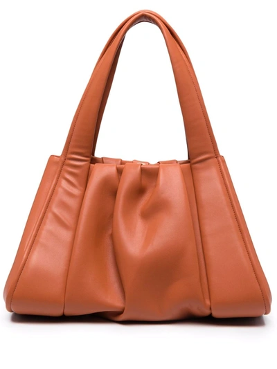 Shop Themoirè Irida Basic Tote Bag In Orange