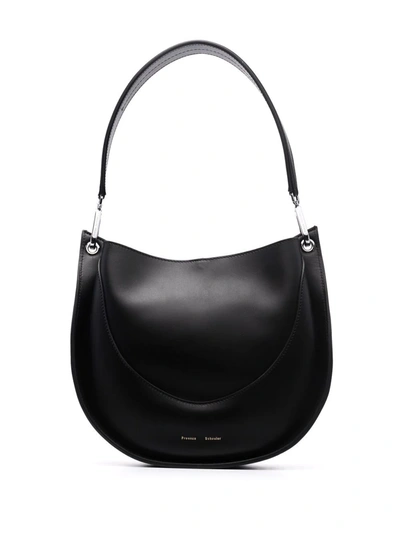 Shop Proenza Schouler Hobo Tote Bag In Black