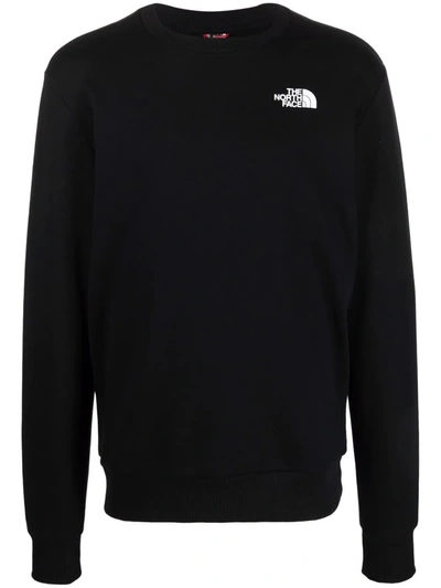 Shop The North Face Embroidered Logo Sweater In Black