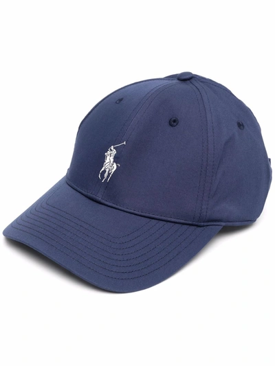 Shop Polo Ralph Lauren Embroidered Polo-logo Cap In Blue