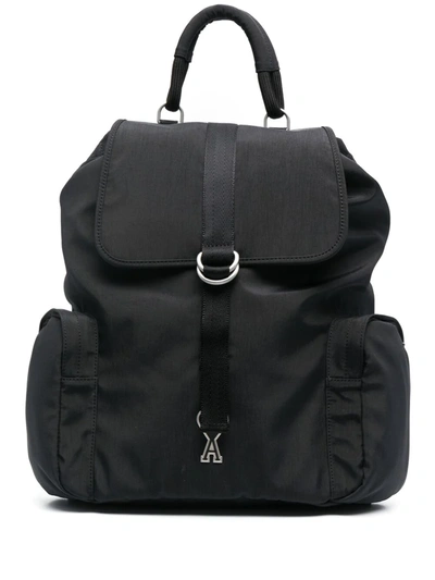 Shop Ami Alexandre Mattiussi Ami De Coeur Backpack In Black