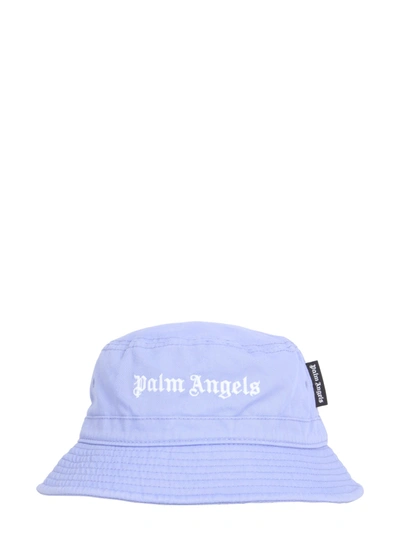 Shop Palm Angels Cotton Bucket Hat In Lilac