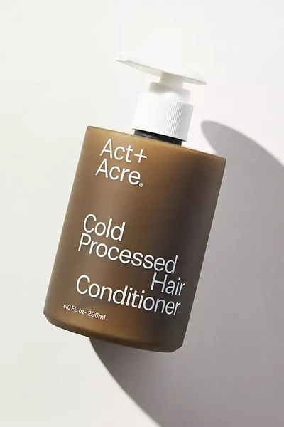 Shop Act+acre Act + Acre Cold Processed Hair Conditioner In Brown