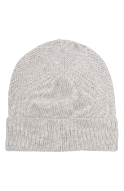 Shop Vince Camuto Cashmere Knit Beanie In Grey