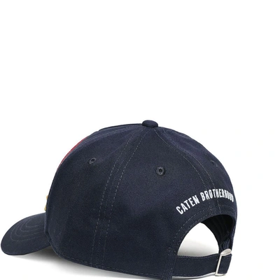 DSQUARED2 DSQUARED2 BOYS LOGO EMBROIDERED CAP NAVY DQ0441 D00I8 DQ858
