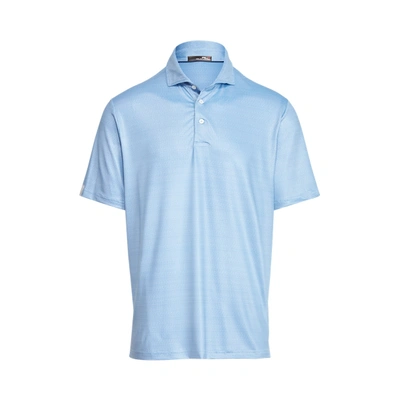 Shop Ralph Lauren Classic Fit Performance Polo Shirt In Blue Lagoon Mirabeau Deco