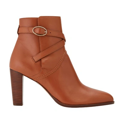 Shop Vanessa Bruno Ankle Boots In Caramel