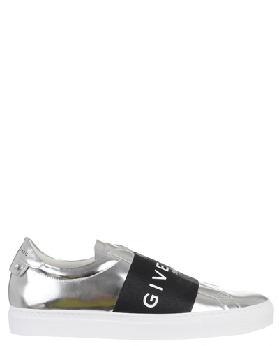 Shop Givenchy Mirror Effect Sneakers In Silver