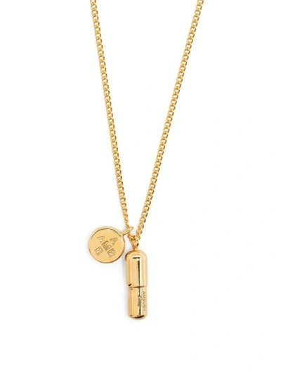 Shop Ambush Gold-tone Pill Charm Necklace