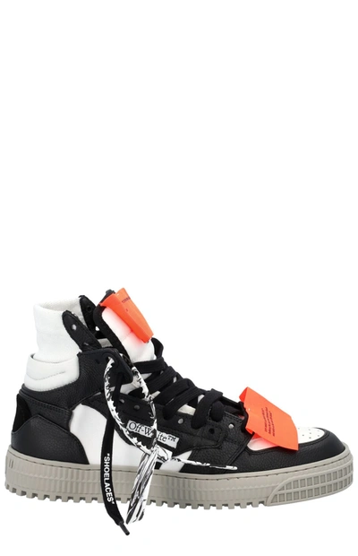 Off-white 3.0 Off Court Two-tone Leather High-top Sneakers In White ...