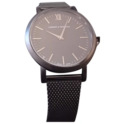 Pre-owned Larsson & Jennings Watch In Black