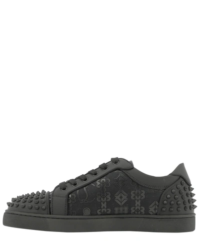 Shop Christian Louboutin "seavaste 2" Sneakers In Black  