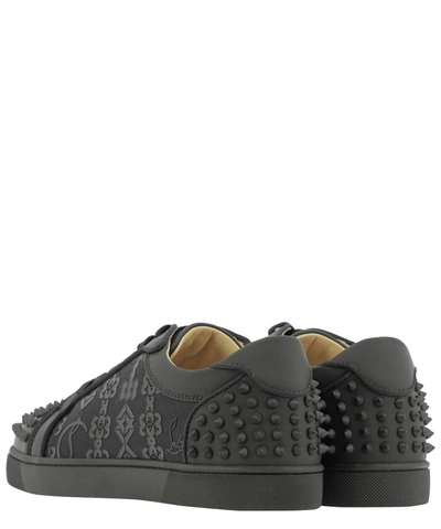 Shop Christian Louboutin "seavaste 2" Sneakers In Black  