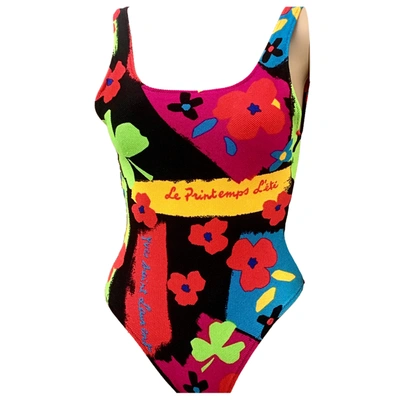 Pre-owned Saint Laurent One-piece Swimsuit In Multicolour