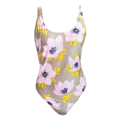 Pre-owned Versace One-piece Swimsuit In Multicolour
