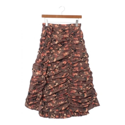Pre-owned Molly Goddard Skirt In Brown