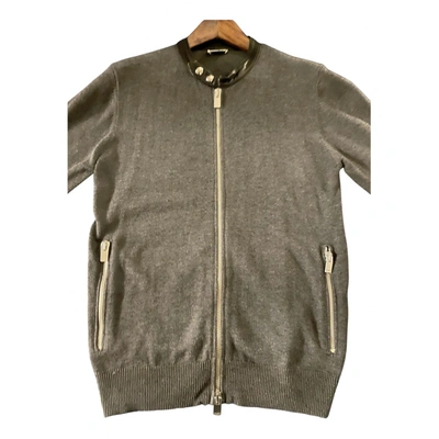 Pre-owned Saint Laurent Cashmere Knitwear & Sweatshirt In Grey