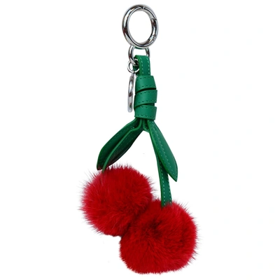 Pre-owned Fendi Bag Charm In Red