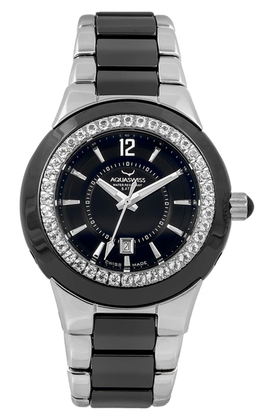 Shop Aquaswiss Sea Star Watch In Black