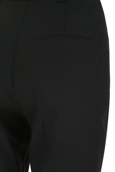 Shop Saint Laurent Black Wool Bermuda Shorts  Black  Donna 38f