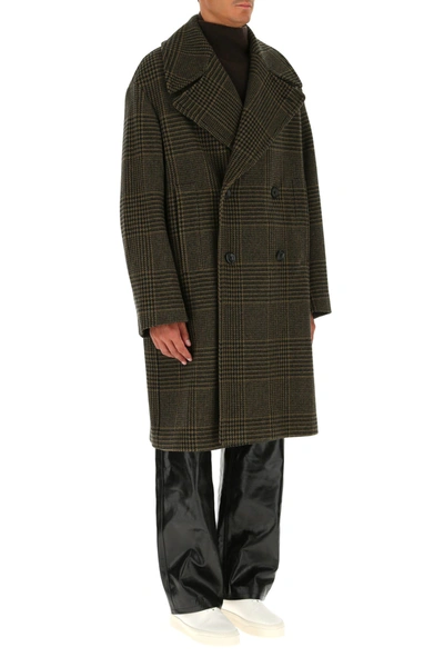 Shop Dries Van Noten Embroidered Wool Coat  Printed  Uomo L