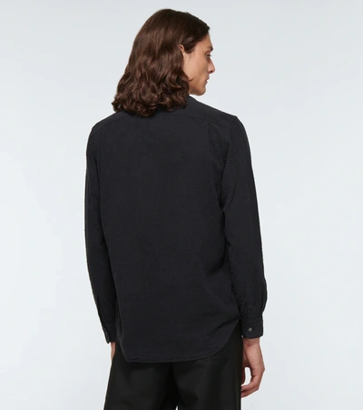 Shop Our Legacy Long-sleeved Silk Shirt In Black