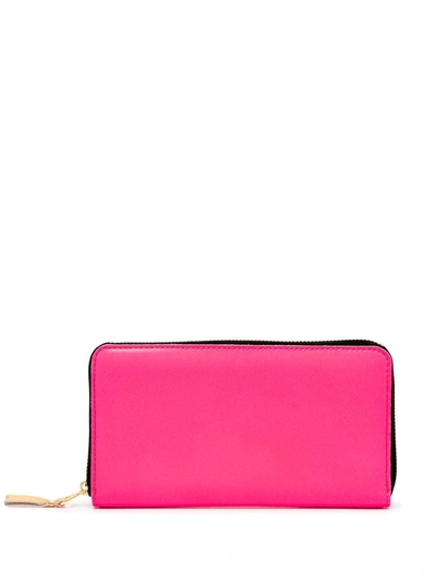 Shop Comme Des Garçons Wallet Zip In Pink