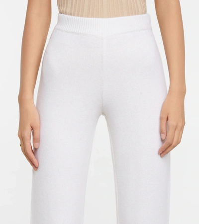 Alanui Cordillera Fringed Virgin Wool Pants In White