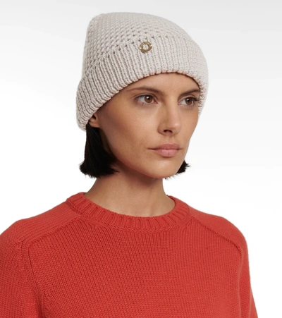 Shop Loro Piana Rougemont Reversible Cashmere Beanie In Grey