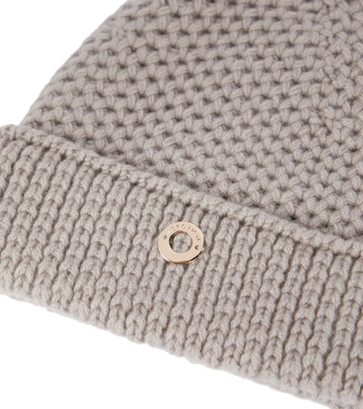 Loro Piana Rougemont Reversible Cashmere Beanie In Grey
