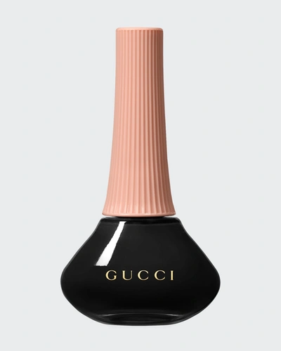 Shop Gucci Vernis A Ongles Nail Varnish In Black