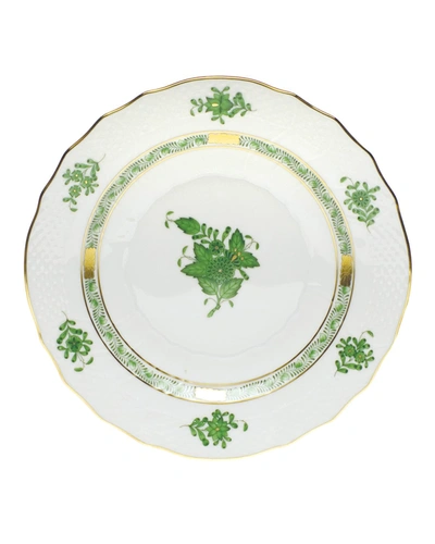 Herend Green Chinese Bouquet Salad Plate In Green