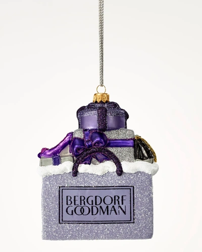 Michael Storrings Bergdorf Shopping Bag Christmas Ornament