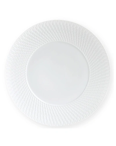 Shop Bernardaud Twist White Dinner Plate