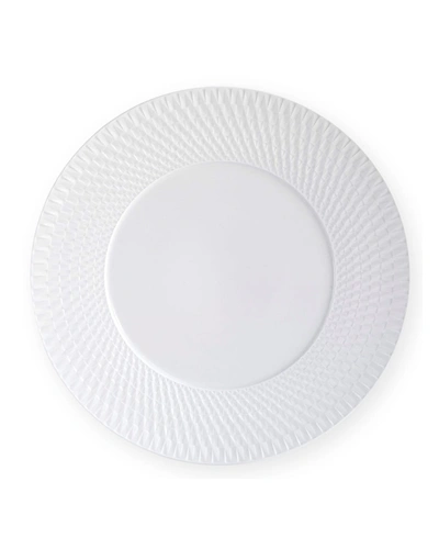Shop Bernardaud Twist White Service Plate, 11.5"