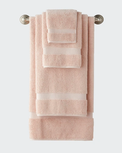 Shop Matouk Lotus Hand Towel In Blush