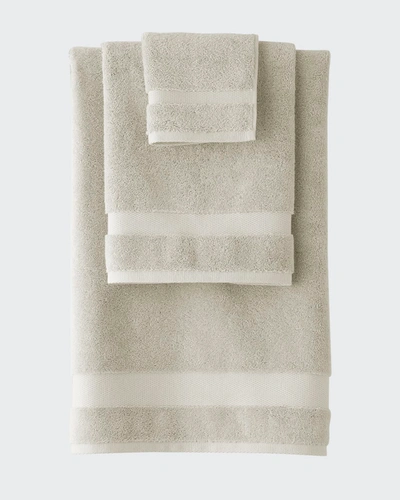 Shop Sferra Dobby Hand Towel In Bisque