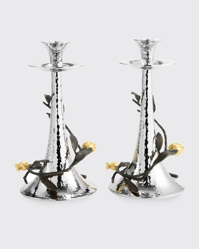 Shop Michael Aram Pomegranate Candleholders, Set Of Two