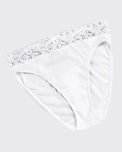 Shop Hanro Moments High-cut Briefs In White