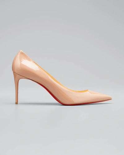 Shop Christian Louboutin 85mm Kate Pump In Nude