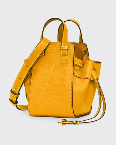Shop Loewe Hammock Mini Classic Shoulder Bag In Sunflower