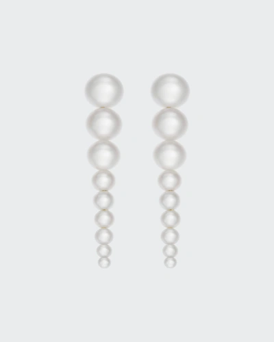 Shop Sophie Bille Brahe Sienna Graduated Pearl Drop Earrings