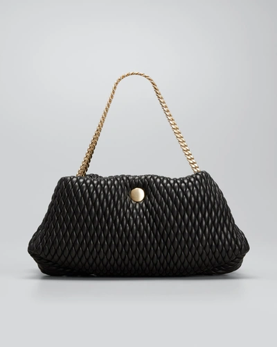 Shop Proenza Schouler Tobo Quilted Leather Shoulder Bag In Black
