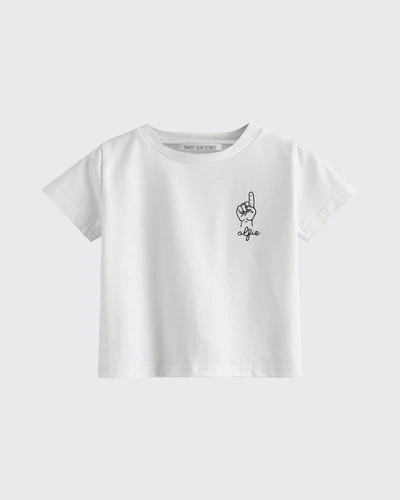 Shop Sweet Olive Street Kid's This Many Birthday 1 Hand Personalized T-shirt, Sizes 12m-6 In White