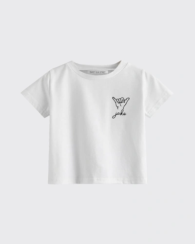 Shop Sweet Olive Street Kid's Surfs Up! Personalized T-shirt, Sizes 12m-6 In White