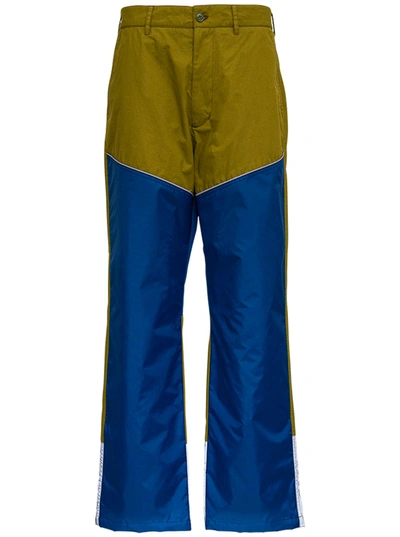 Shop Moncler Genius Colroblock Trousers In Nylon And Cotton By 1952 In Blu