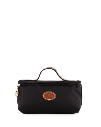 Shop Longchamp Le Pliage Nylon Cosmetics Case In Black