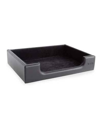 Shop Royce New York Personalized Leather Note Desk Tray