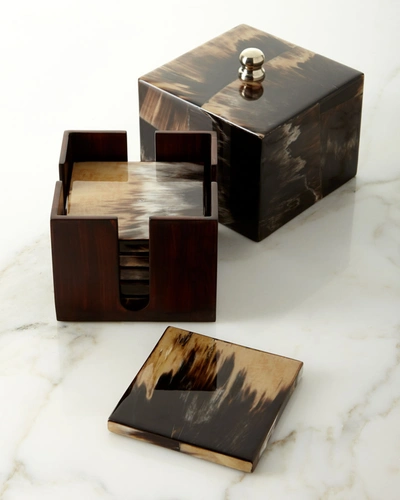Ladorada Horn Luxe Boxed Coaster Set