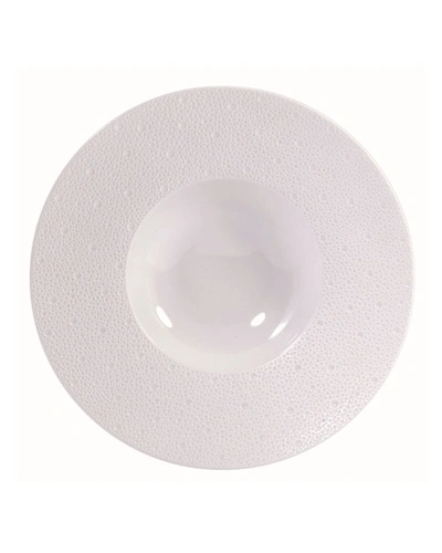 Shop Bernardaud Ecume Large White Rim Soup Plate, 10.6"